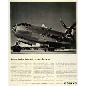  1944 Ad Boeing Co Superfortress B 29 Engineers Heavy 
