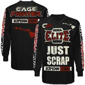  Cage Fighter by MMA Authentics Black BJ Penn UFC 107 Long 