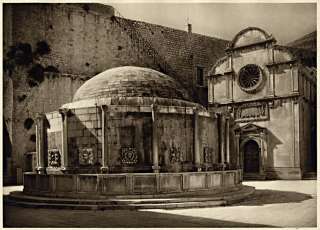 Salvator Church in Dubrovnik, Croatia 1926 Kurt Hielscher 