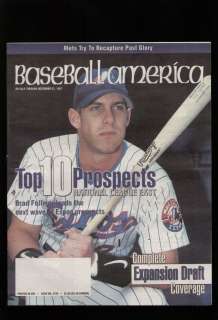 Baseball America Magazine December 1997 Brad Fullmer  