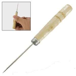  Wood Handle 5 Inch Pricker Awl Tool w Straight Needle 