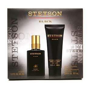  Stetson Black 2 Piece Gift Set with Cologne & After Shave 
