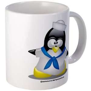  Sailor Penguin Funny Mug by 