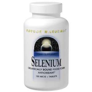   Selenium 100mcg   100 tabs., (Source Naturals)