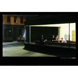  Hopper   Poster (Nighthawks)