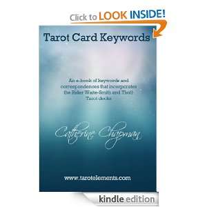 Tarot Card Keywords Catherine Chapman  Kindle Store