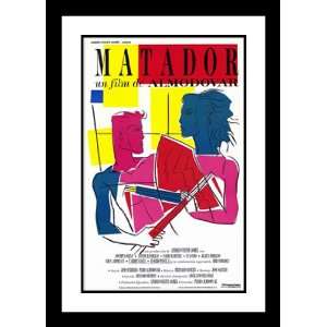 Matador 20x26 Framed and Double Matted Movie Poster   Style A   1986 