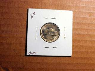 Jefferson Nickel 1940.GradeUncirculated.