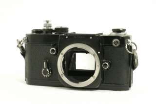 Nikon F2 Black 35mm SLR Film Camera Body Only F 2 w/out Prism 198318 