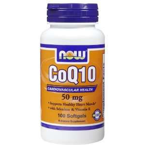  CoQ10 (50mg) w/ Selenium and Vitamin E 100 sgels Health 