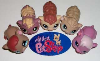 Littlest Pet Shop~GUINEA PIG FAMILY~Pink*RARE Lot Z91  