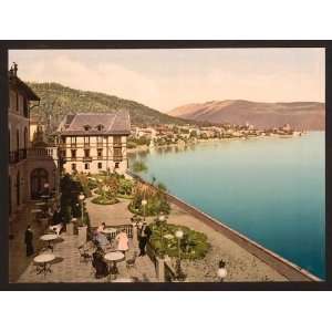   Reprint of View from the Hotel Fasano, Fasano, Garda, Lake of, Italy