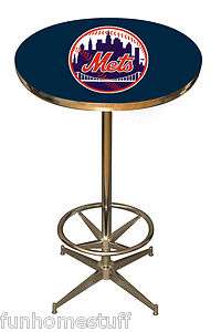   NEW YORK METS SPORTS PUB HOME BAR GAME ROOM TEAM PARTY TABLE  