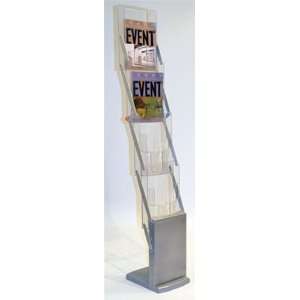  Brochure Stand, Collapsable, with 4 plexi holders Office 