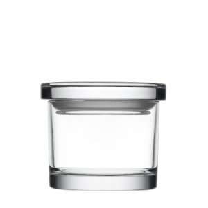  Iittala Mini Wide Glass Jars   Clear