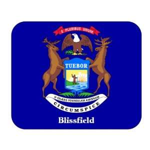  US State Flag   Blissfield, Michigan (MI) Mouse Pad 