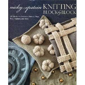    Nicky Epstein Knitting Block by Block Arts, Crafts & Sewing