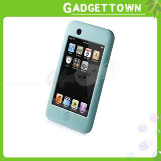 New Blue Silicone Skin Case Cover for iPod Touch 1st Gen USA  