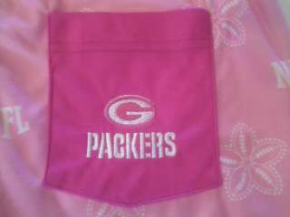 NFL Green Bay Packers Pink Flannel Pants  