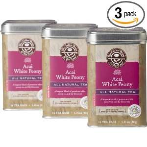 The Coffee Bean and Tea Leaf Acai White Peony Tea with Storage Tin, 16 