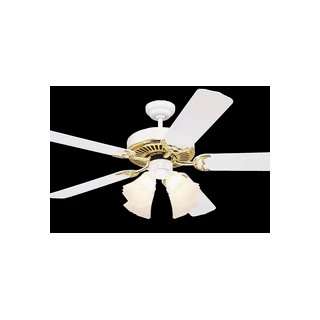 Monte Carlo 5BS52BS Builder Supreme Ceiling Fan Brushed Steel Finish 
