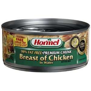 Hormel Premium Chicken Breast in Water w/ Rib Meat, 97% Fat Free, 5 oz 