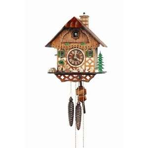  Chalet Cuckoo Clock, Cat, Dog, animated Chopper, Model 
