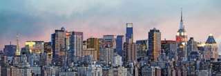 Hank Gans Manhattan Skyline New York City Huge Wall Mural Panoramic 