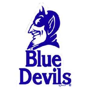  NCAA Duke Blue Devils Car Magnet with Mascot (Small, 2 
