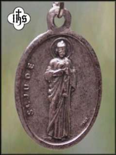 St Jude Judas Tadeo Thaddeus Catholic Medal + 925 Chain  