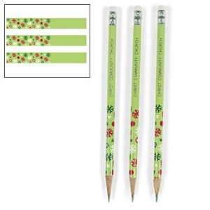  Personalized Holiday Pencils   Basic School Supplies 