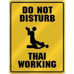 New  Do Not Disturb  Thai Working  Thailand Parking Sign Country 