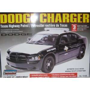  Lindberg 1/24 Texas State Police Dodge Charger KIT Toys 