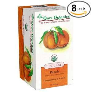 Oras Organics Peach New, 1.06 Ounce Boxes (Kosher for Passover) (Pack 