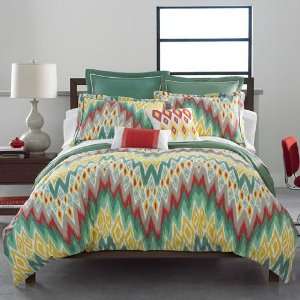   Odessa Flame Comforter Set and Accessories 