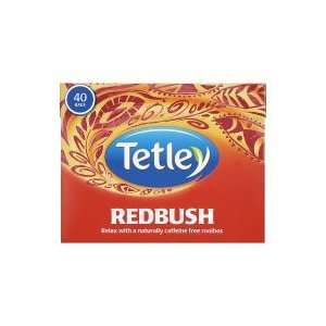 Tetley Redbush Tea Bags 40ct Grocery & Gourmet Food