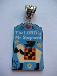 sheep verse shepherd bible pendant charm jewelry UNIQUE  