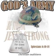 Gods Army Jesus Strong Christian Bible Vs T Shirt  S M L XL 2X 3X 4X 