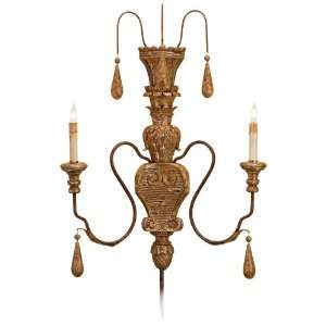  Currey and Company Mansion Plug in Wall Sconce