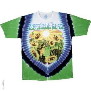  Grateful Dead Sunflower Terrapin T Shirt (Tie Dye), 2XL 