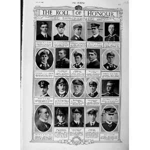  1916 ROLL HONOUR DEAD SOLDIERS WAR ONSLOW SHORE MEN