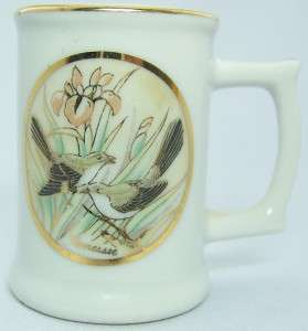 Lefton China Tennessee Souvenir Shot Glass Mug Birds  