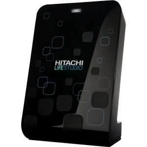 , Hitachi LifeStudio Desk HLSDBUB10001BBB 1 TB External Hard Drive 