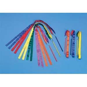  36 Multicolored Ribbon Wands (Set of 6) Sports 