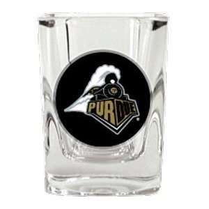  PURDUE BOILERMAKERS SQUARE OFFICIAL 2oz SHOT GLASS Sports 