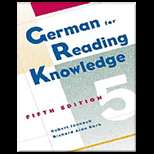 German for Reading Knowledge (ISBN10 1413003702; ISBN13 
