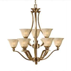  Bolla Brushed Bronze Chandelier