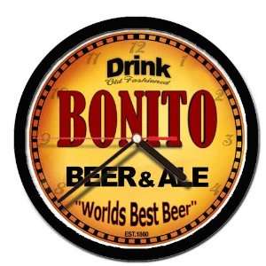  BONITO beer and ale cerveza wall clock 