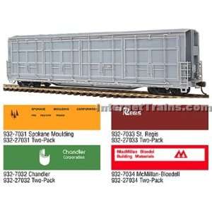   Gold Line Ready to Run 56 Thrall All Door Box Car   Spokane Moulding