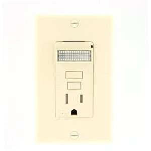   GFCI Outlet with Sensor Guidelight, Wallplate and Screws Included